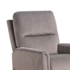 HOMES: Poltrona reclinabile Nightfall Flannelette con alzapersona, riscaldamento e massaggio grigia