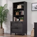 Piano per libreria, 2 ripiani regolabili, finitura Rovere Raven, 31,5"L x 42,2"A