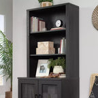 Piano per libreria, 2 ripiani regolabili, finitura Rovere Raven, 31,5"L x 42,2"A