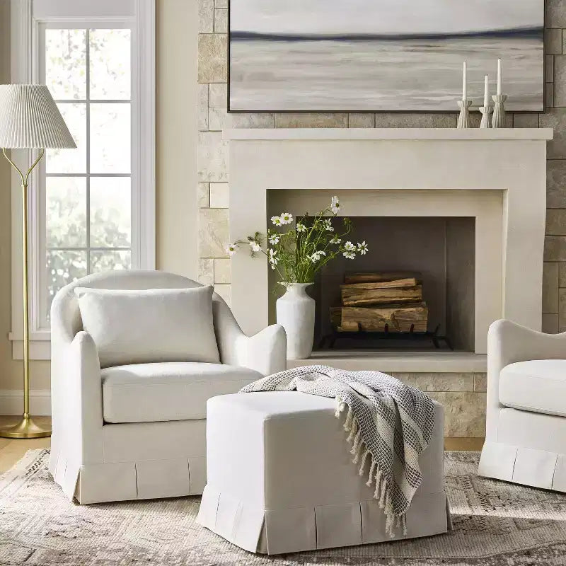 Pouf contenitore plissettato, poliestere, struttura in compensato, 68 cm L x 50,5 cm P x 47 cm H