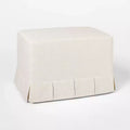 Box Pleat Upholstered Ottoman - Threshold designed with Studio McGee