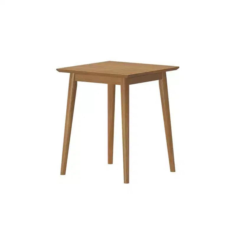 Tavolino quadrato Mid-Century da 20", in legno massello di pino, finitura a basso contenuto di VOC, 20.25"x24"H