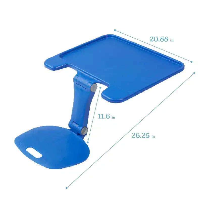Scrivania pieghevole portatile, Grande, Angolazione e braccioli regolabili, GREENGUARD Gold, Età 13+