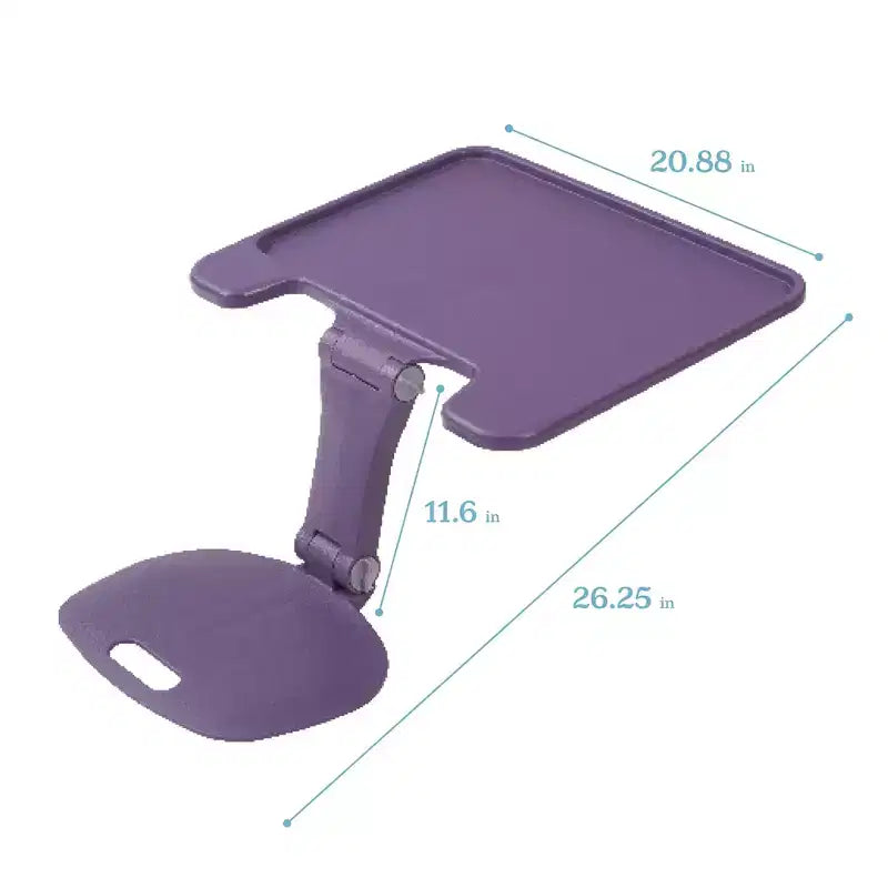 Scrivania pieghevole portatile, Grande, Angolazione e braccioli regolabili, GREENGUARD Gold, Età 13+