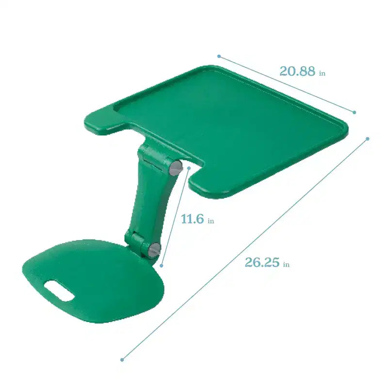 Scrivania pieghevole portatile, Grande, Angolazione e braccioli regolabili, GREENGUARD Gold, Età 13+