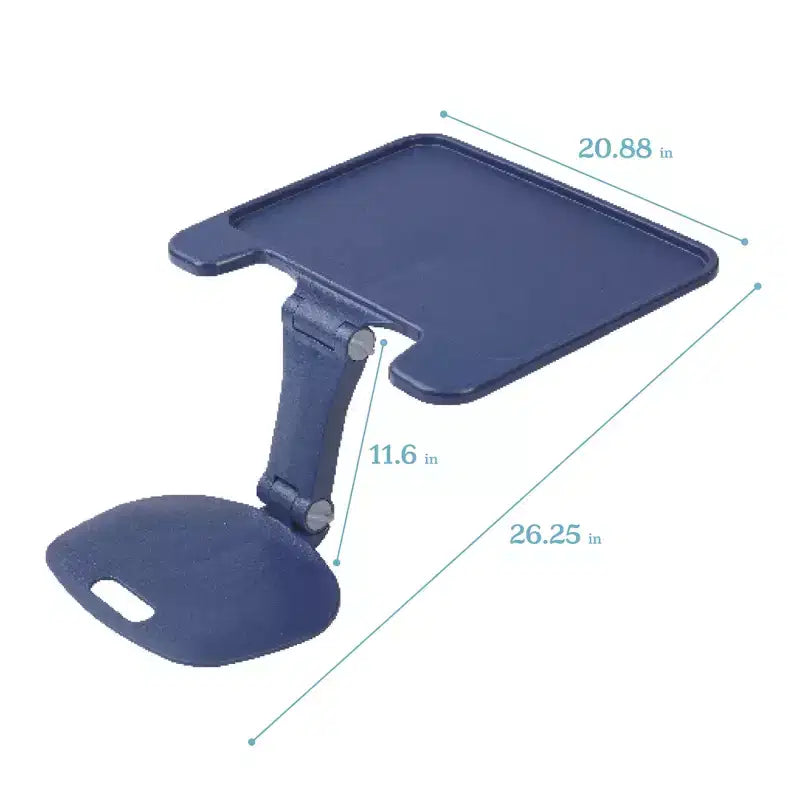 Scrivania pieghevole portatile, Grande, Angolazione e braccioli regolabili, GREENGUARD Gold, Età 13+