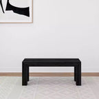 Panca moderna Plank+Beam, panca in legno massello per tavolo da pranzo, 49