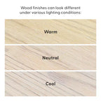 Panca moderna Plank+Beam, panca in legno massello per tavolo da pranzo, 49