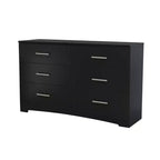 Tavolino moderno da divano con 2 cassetti, marrone, 42.5cm L x 43cm P x 59.5cm H