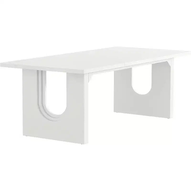Scrivania direzionale moderna grande da 180 cm, superficie e telaio in MDF, design dalle linee pulite