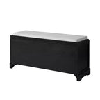 Panca Contenitore da Ingresso con Cuscino, 3 Cassetti e 3 Cesti, 111,76 cm L x 51,31 cm H