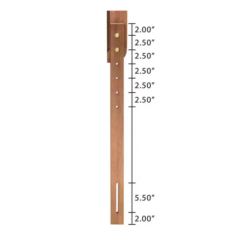 Testata Queen Size in Rattan e Legno di Frassino Noce, Design Mid-Century, 5 Regolazioni di Altezza