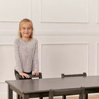 Tavolo rettangolare in legno per bambini, 122 cm L x 61 cm P x 58 cm H, Età 4+, Certificazione GREENGUARD Gold