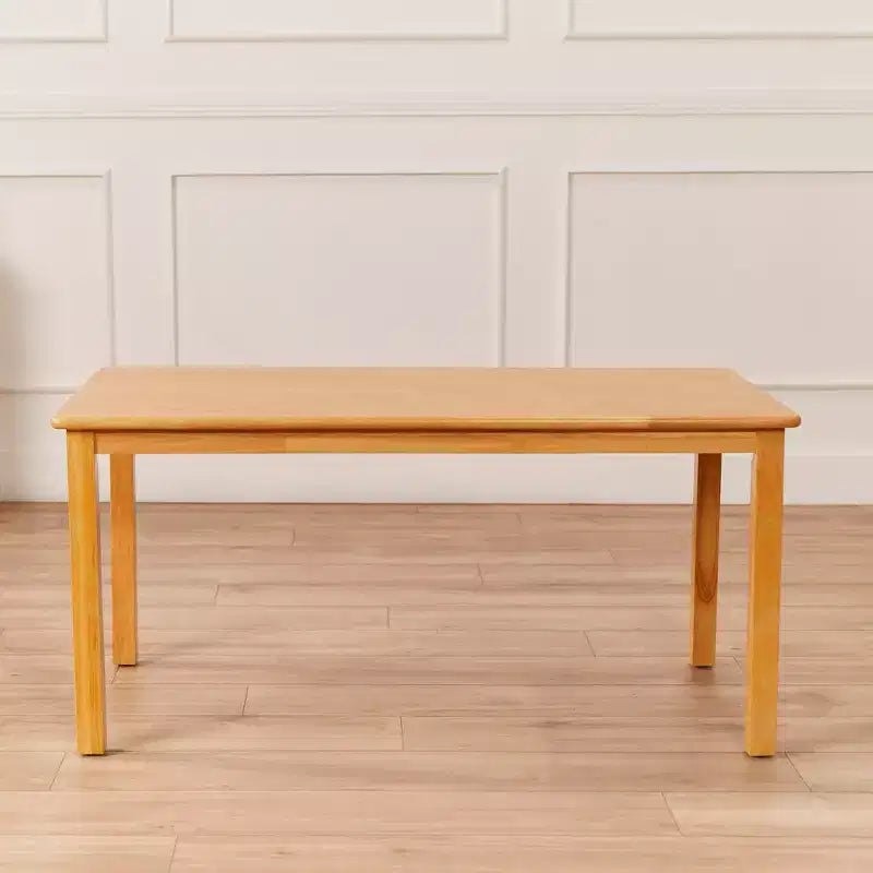 Tavolo rettangolare in legno per bambini, 122 cm L x 61 cm P x 58 cm H, Età 4+, Certificazione GREENGUARD Gold