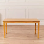 Tavolo rettangolare in legno per bambini, 122 cm L x 61 cm P x 58 cm H, Età 4+, Certificazione GREENGUARD Gold