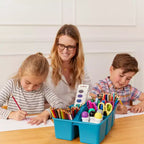 Tavolo rettangolare in legno per bambini, 122 cm L x 61 cm P x 58 cm H, Età 4+, Certificazione GREENGUARD Gold