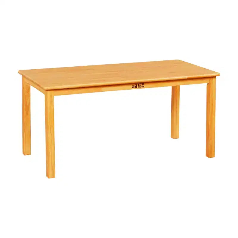 Tavolo rettangolare in legno per bambini, 122 cm L x 61 cm P x 58 cm H, Età 4+, Certificazione GREENGUARD Gold
