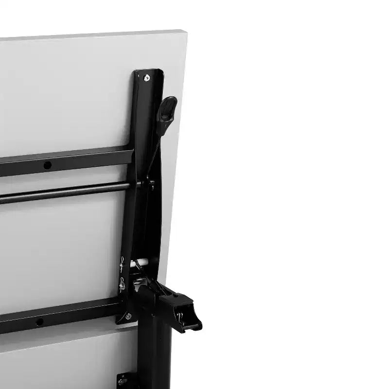 Tavolo da formazione ribaltabile e impilabile, struttura in acciaio, capacità 136 kg, ruote con blocco