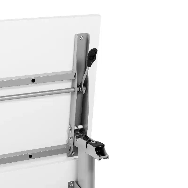 Tavolo da formazione ribaltabile e impilabile, struttura in acciaio, capacità 136 kg, ruote con blocco