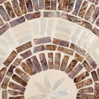 Tavolino d'appoggio rotondo Keary - ACC1804A - Bianco/Oro - Safavieh