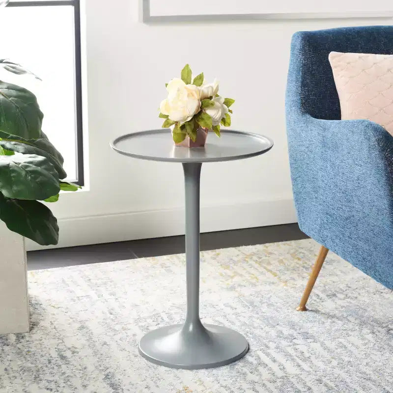 Platina Sleek Table - FOX5510 - Safavieh Couture