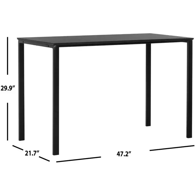 Black modern-style desk