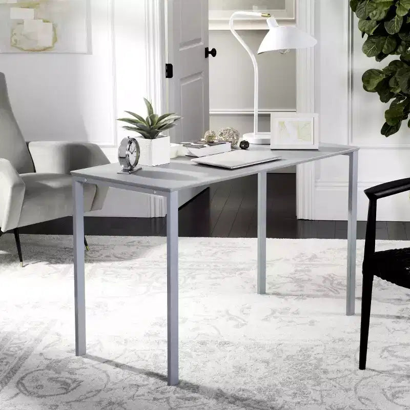 Black modern-style desk