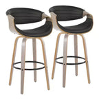 LumiSource Set of 2 30 Symphony Swivel Barstools